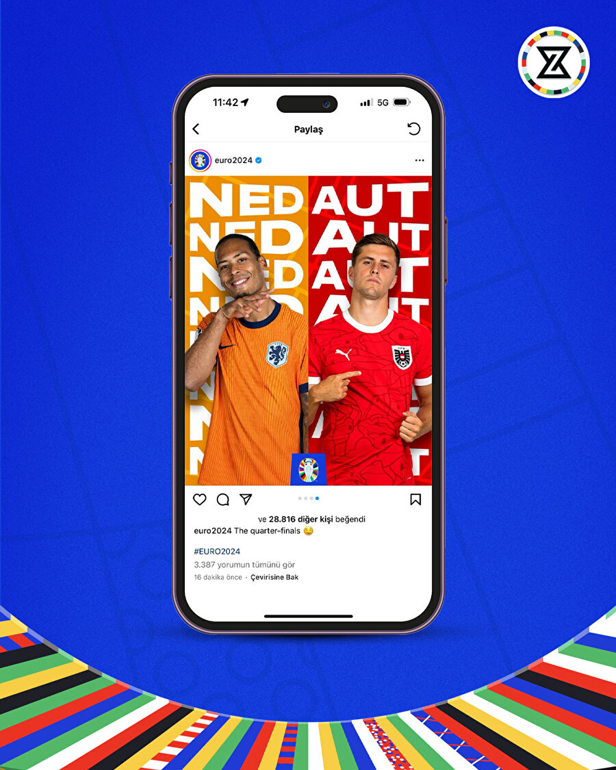 EURO 2024 resmî hesabından skandal paylaşım