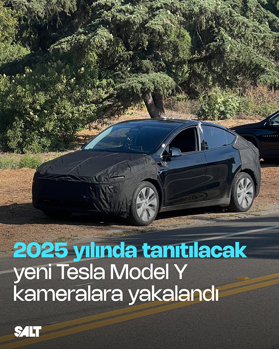 Yeni Tesla Model Y kameralara yansıdı