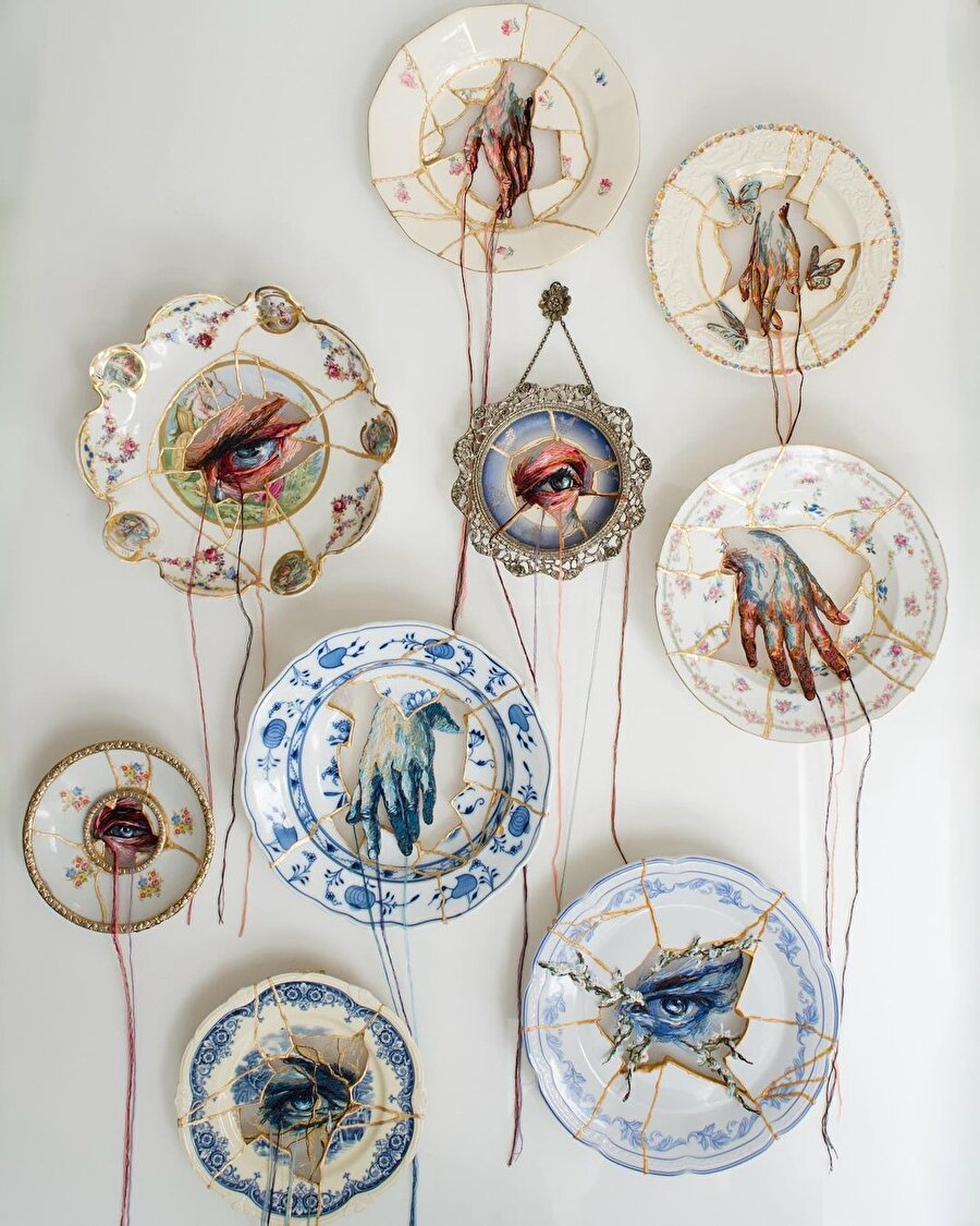 Kusurların tamiri ile ortaya çıkan sanat eserleri ✨