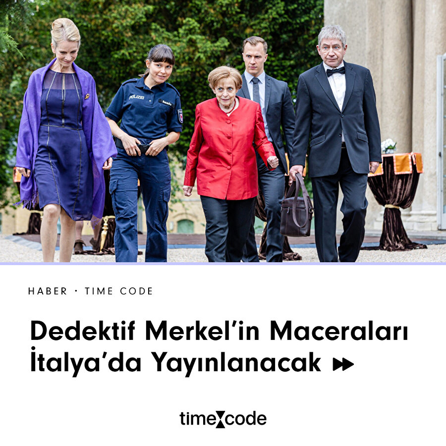 Dedektif Merkel'in maceraları İtalya'da yayınlanacak
