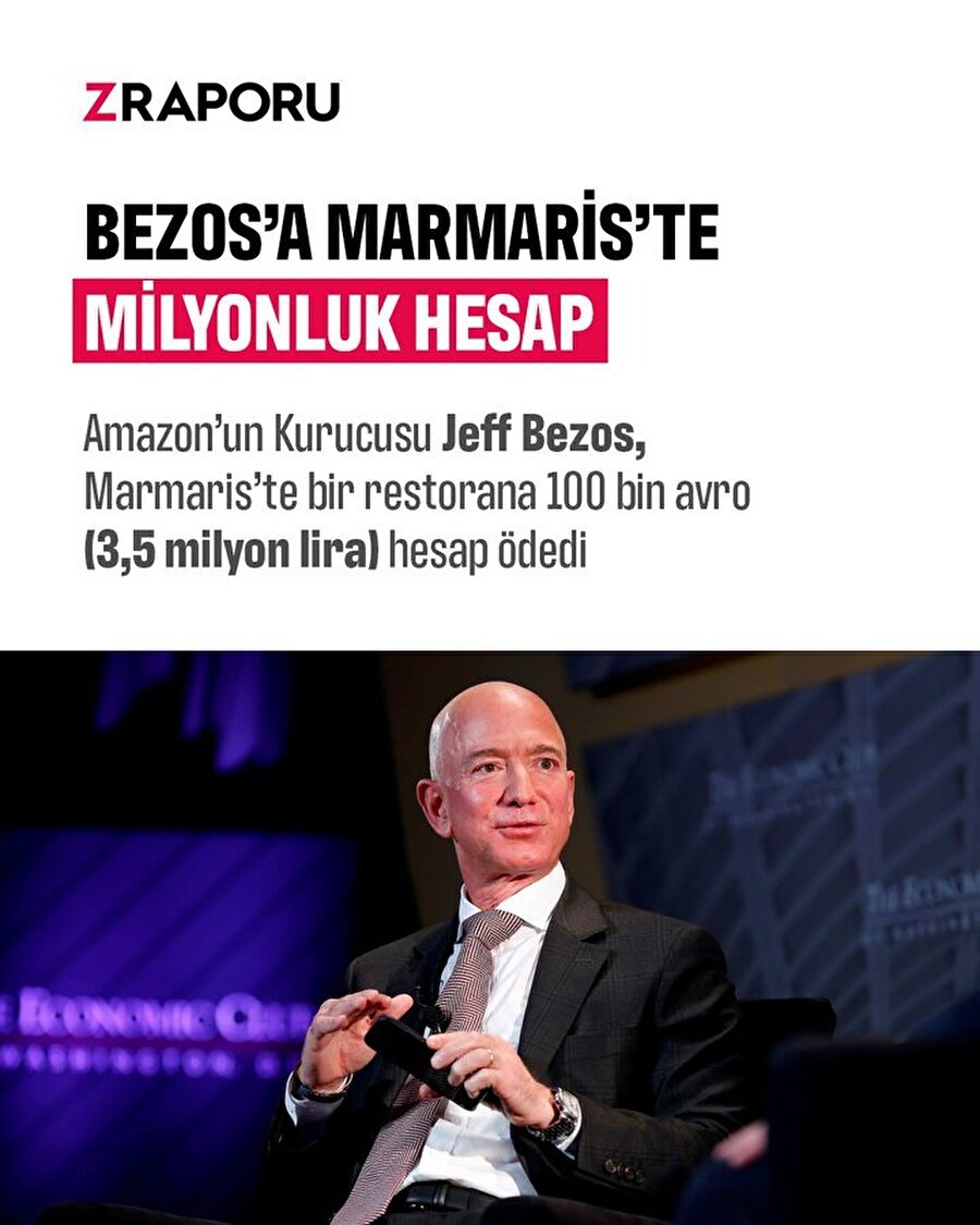 Jeff Bezos'a Marmaris'te 100 bin avro hesap