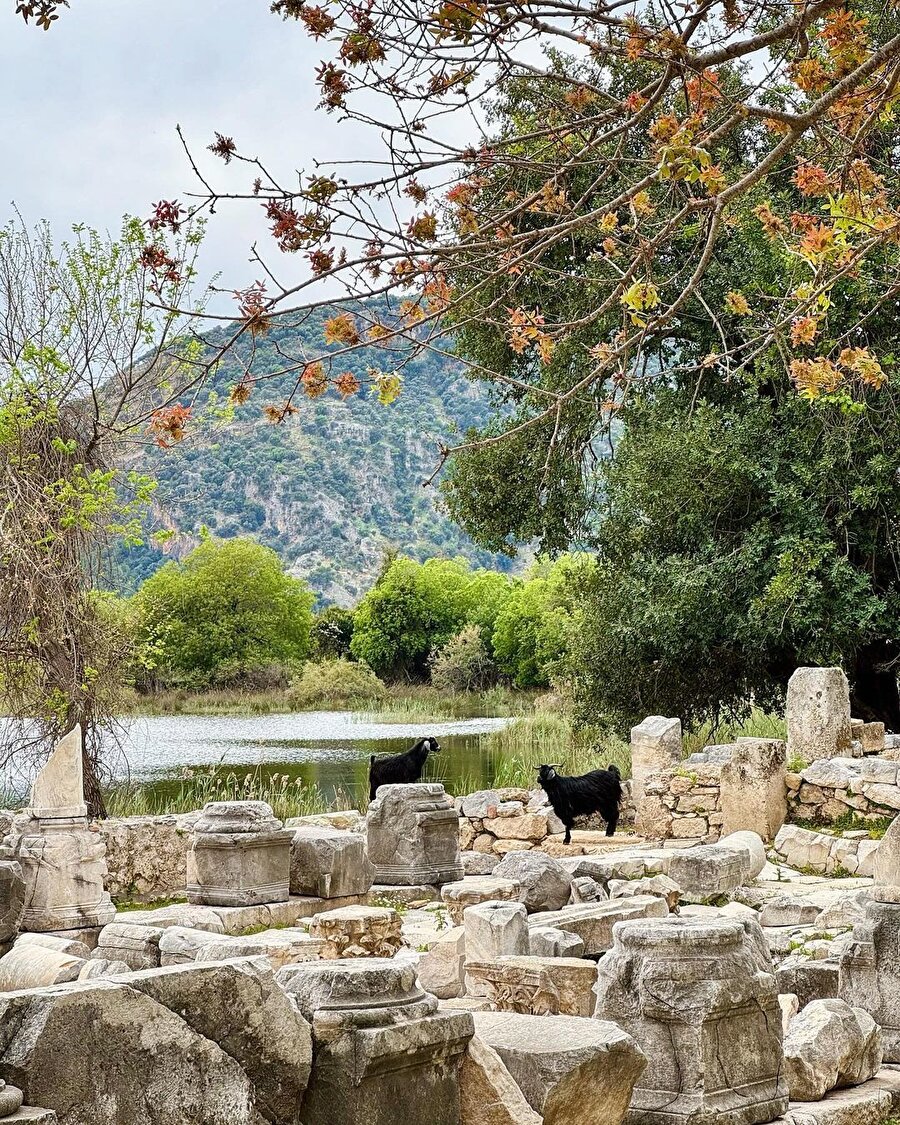 Dünyaca ünlü kaya mezarlarıyla bilinen: Kaunos Antik Kenti 📍