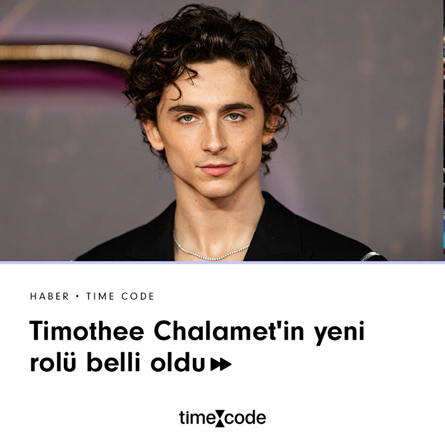 Timothée Chalamet'in yeni rolü belli oldu