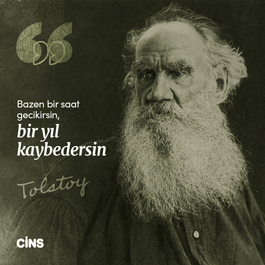 Tolstoy'dan zamana dair