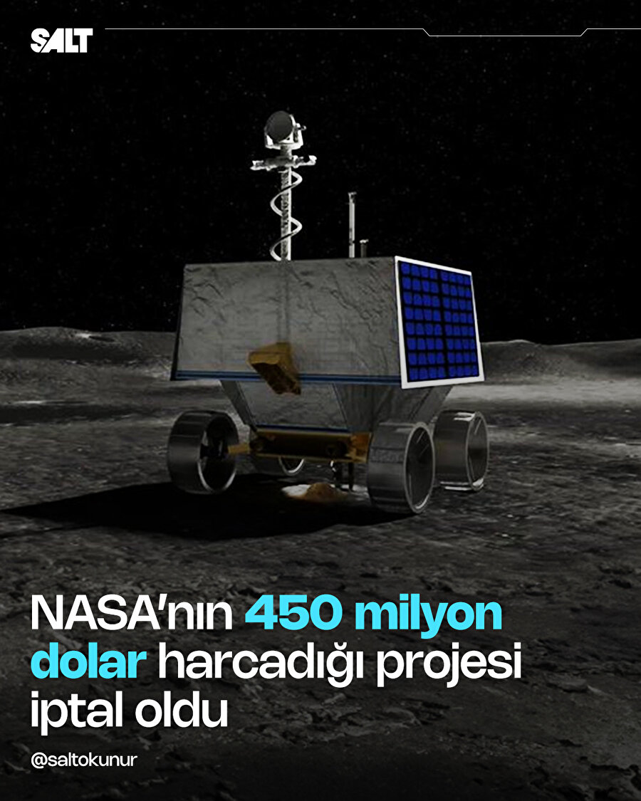 NASA, 450 milyon dolar harcadığı projesini iptal etti