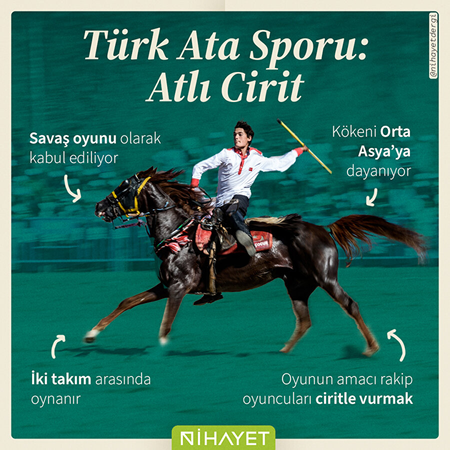 Türk ata sporu: Atlı cirit 🧿