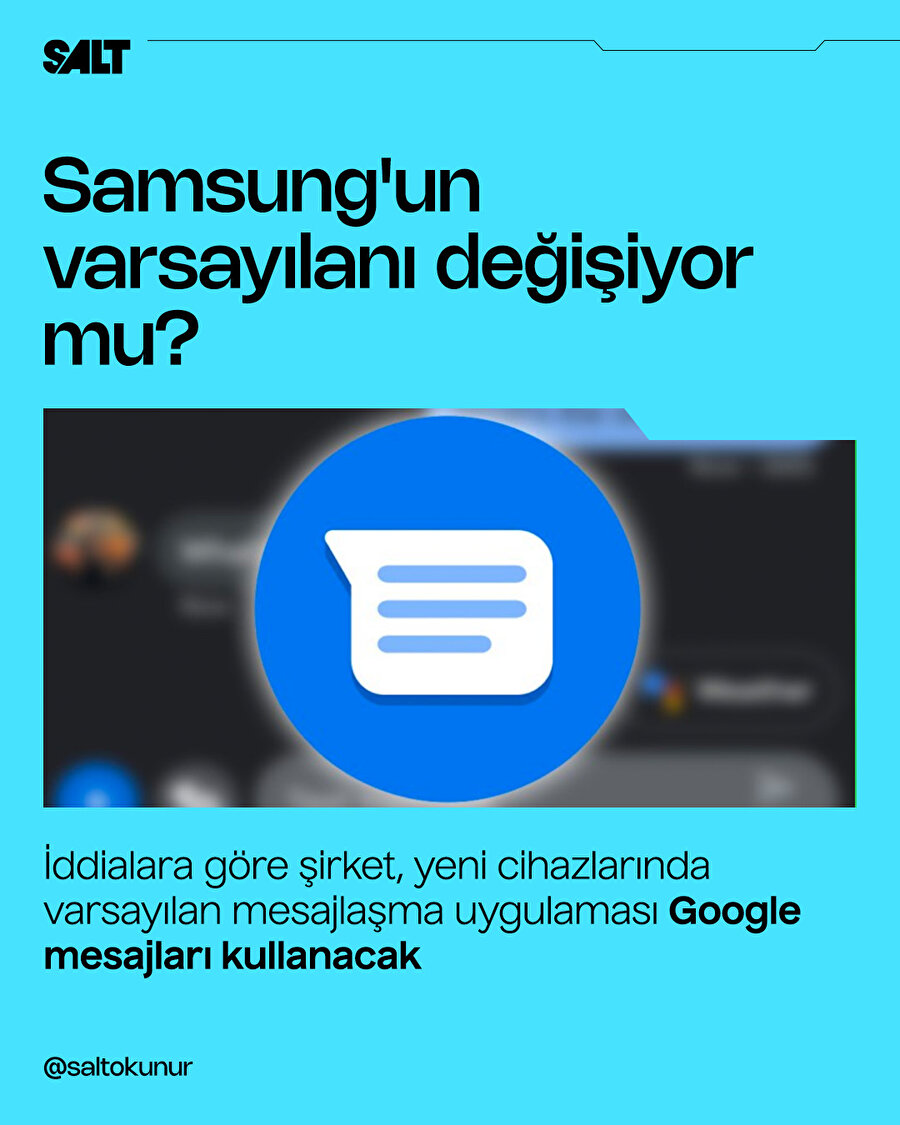 Samsung'un varsayılan mesajlaşma uygulaması değişiyor mu?