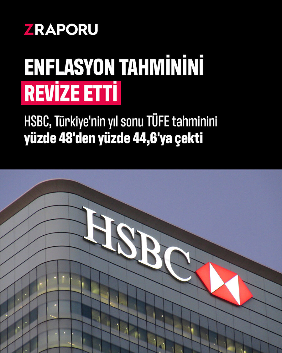 HSBC, Türkiye enflasyon tahminini güncelledi