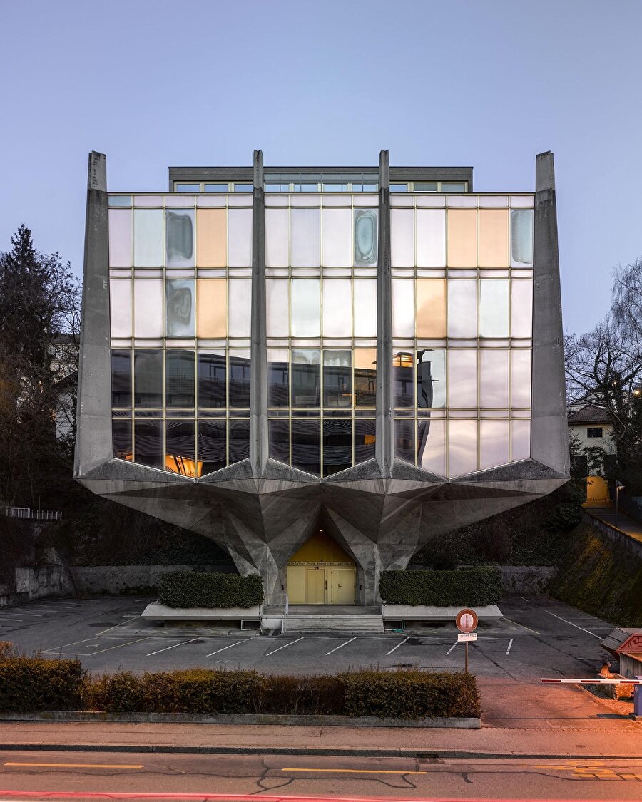 Mimar Bertoli’nin dikkat çeken brütalist yapısı: La Tulippe 