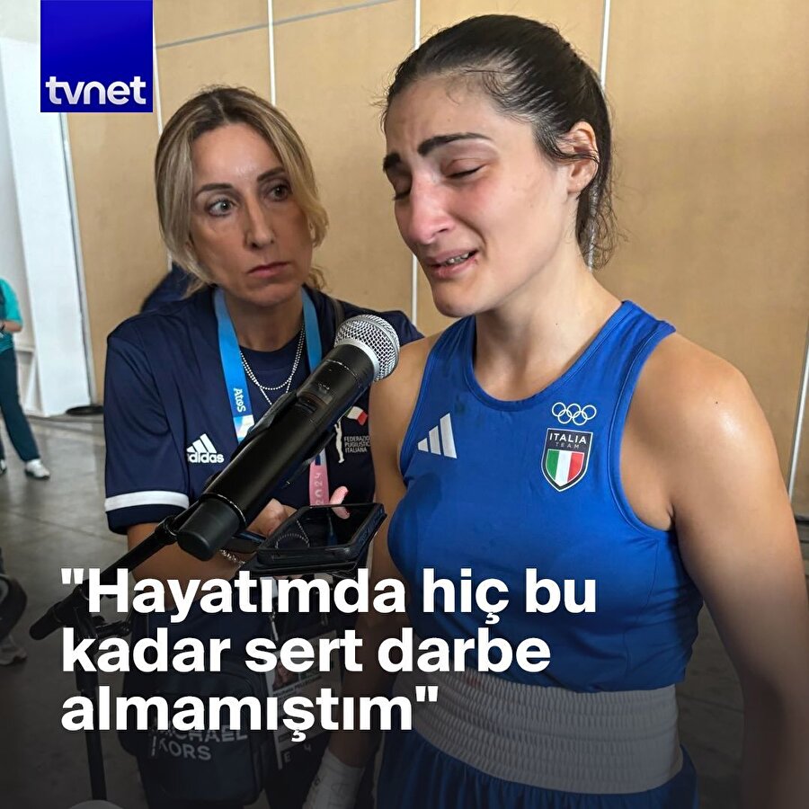 Kadın sporcunun burnu kırıldı