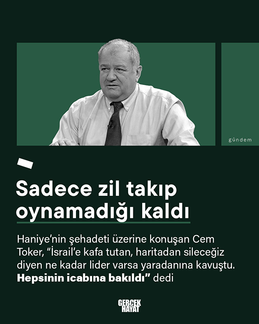 Cem Toker Siyonist Yahudi gibi konuştu
