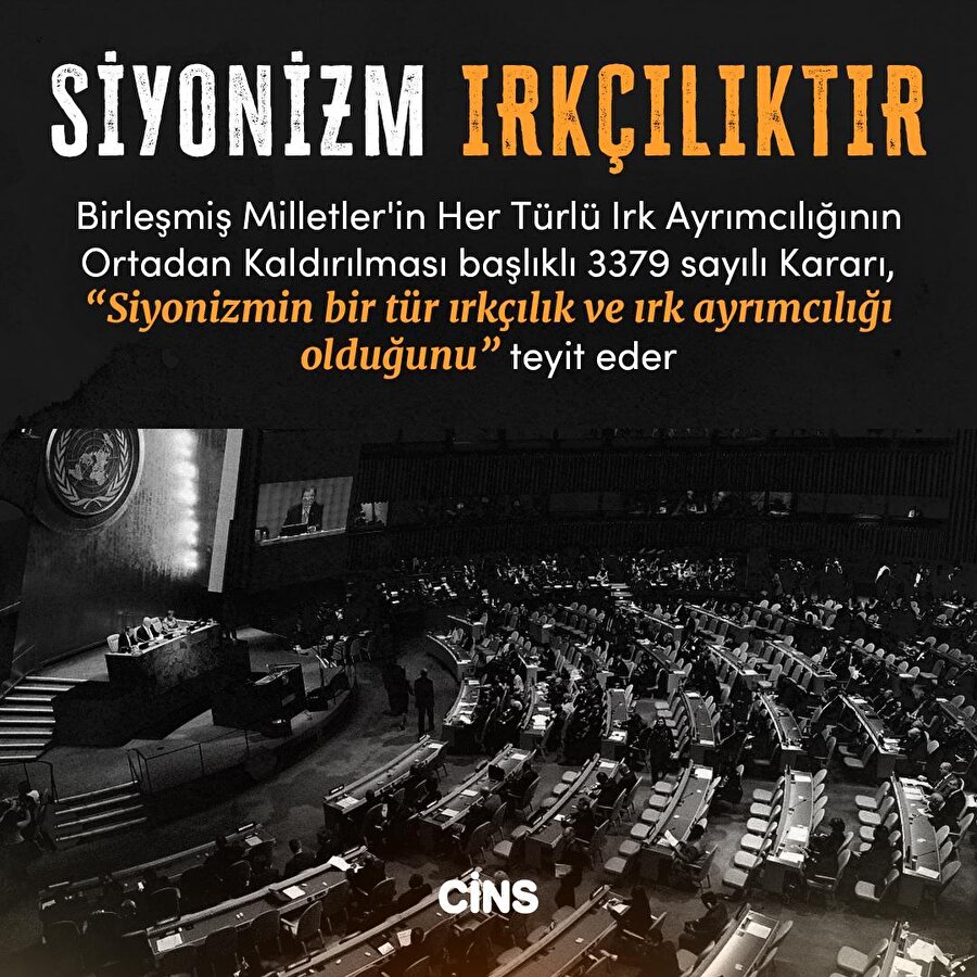 Siyonizm ırkçılıktır!