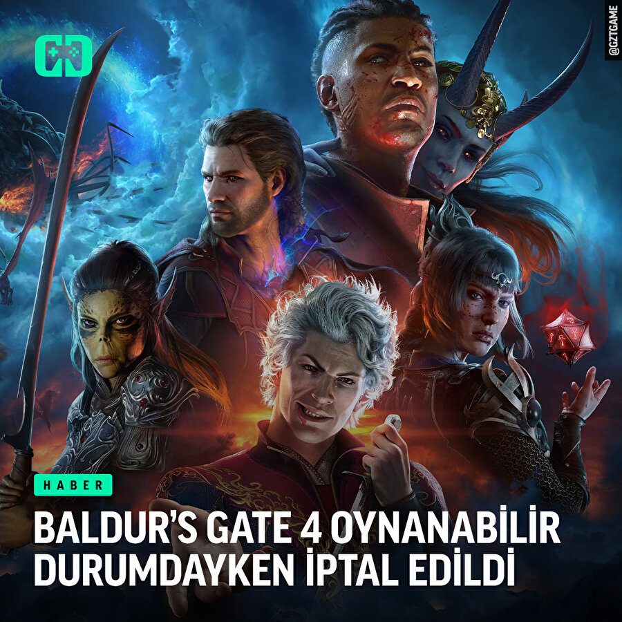 Baldur's Gate 4 iptal edildi 