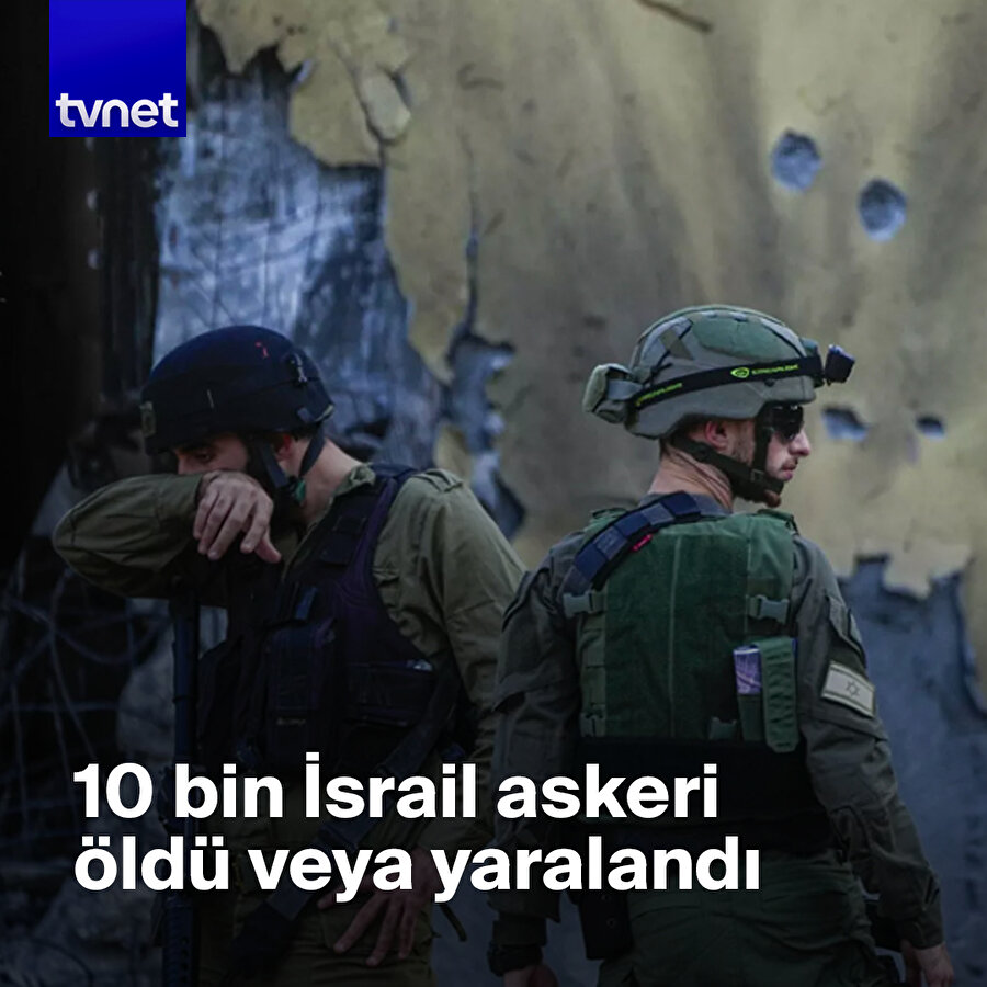 Binlerce katil İsrail askeri ölü veya yaralı