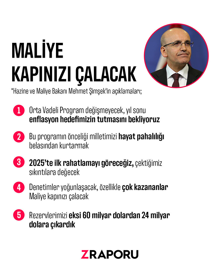Bakan Şimşek: Çok kazananlar, Maliye kapınızı çalabilir
