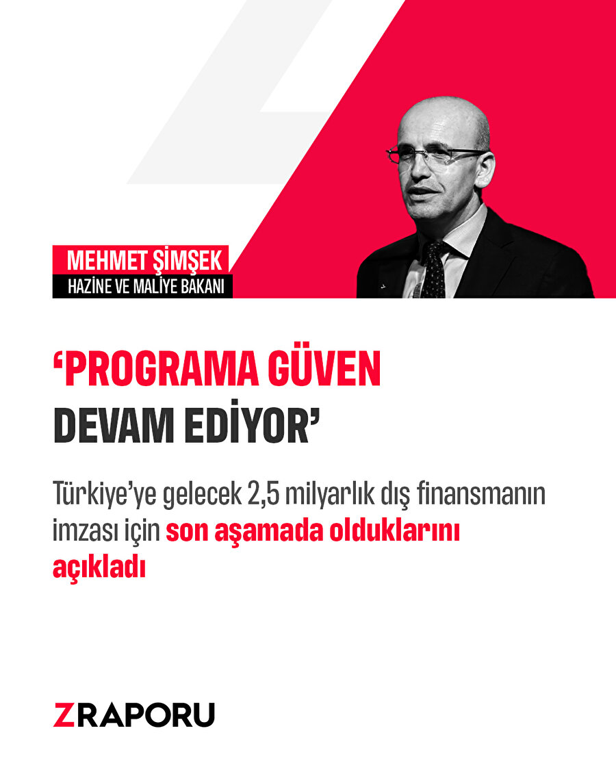 Bakan Şimşek'ten dev finansman duyurusu