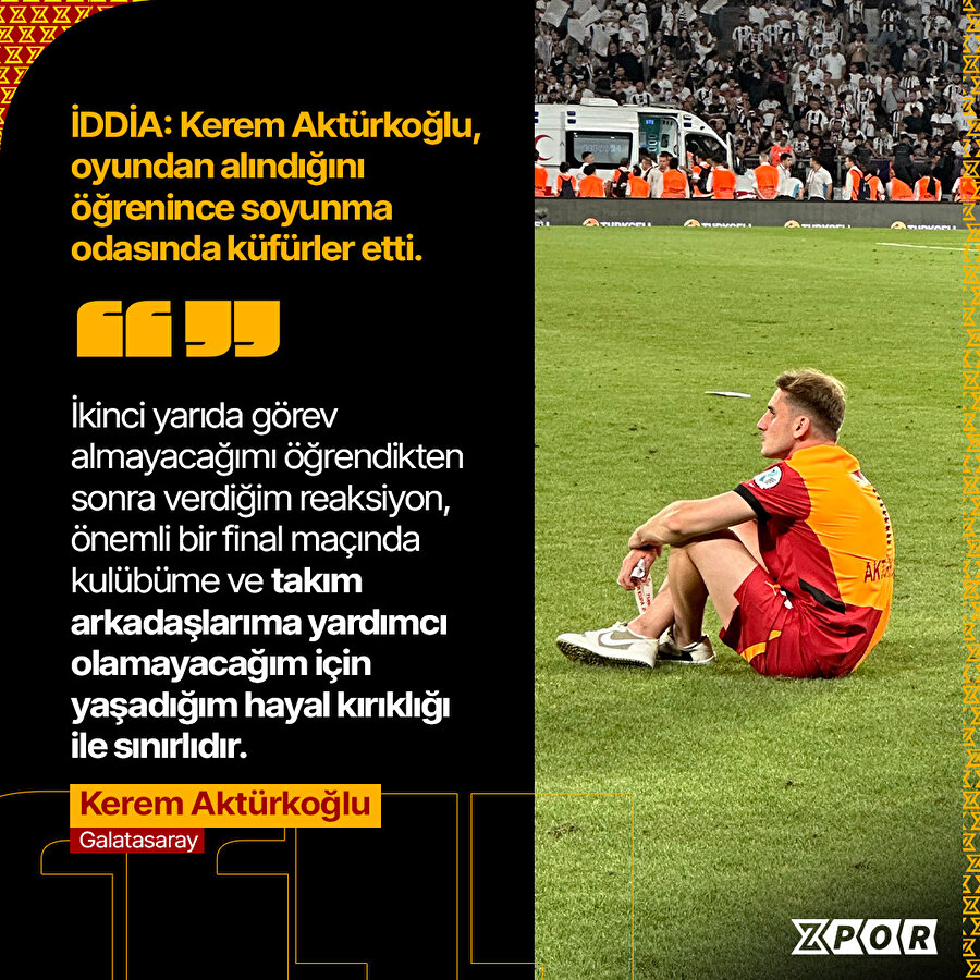 Kerem Aktürkoğlu küfretti mi?