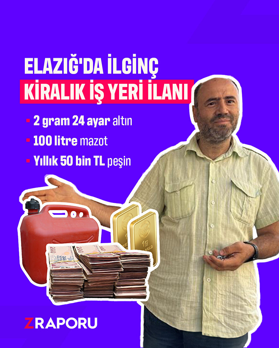 Elazığ'da ilginç kira ilanı