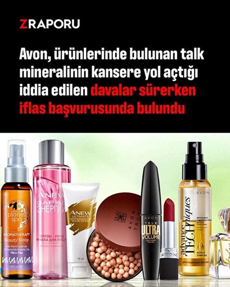 Avon iflas başvurusunda bulundu