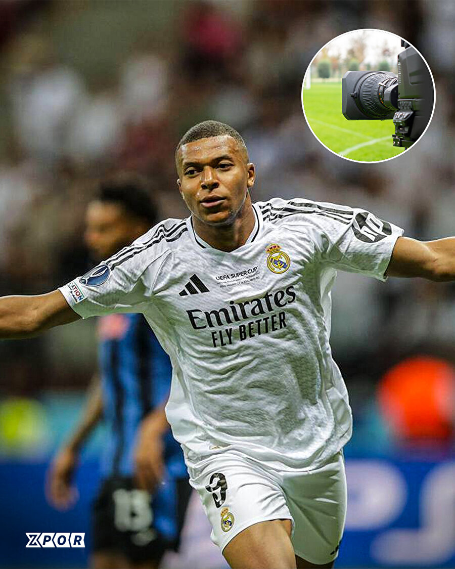 Mbappe için özel kamera
