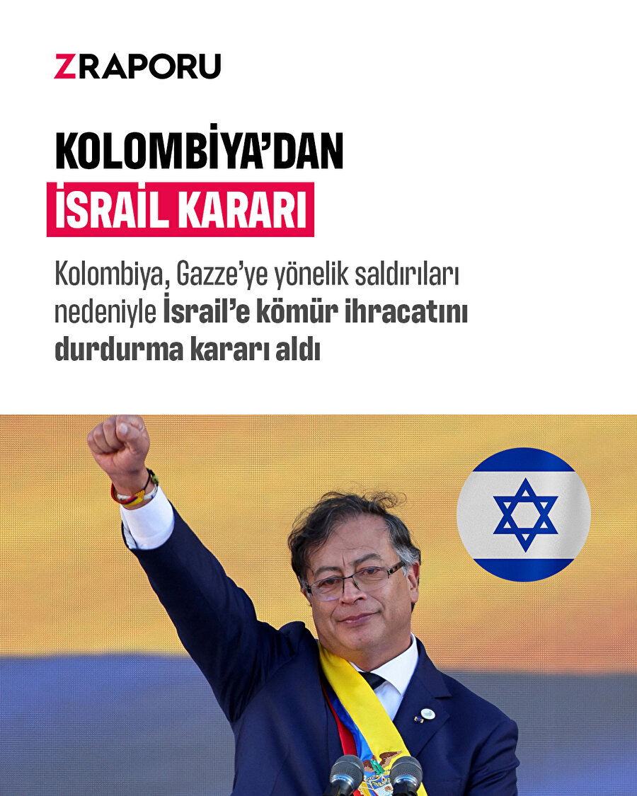 Kolombiya'dan İsrail kararı