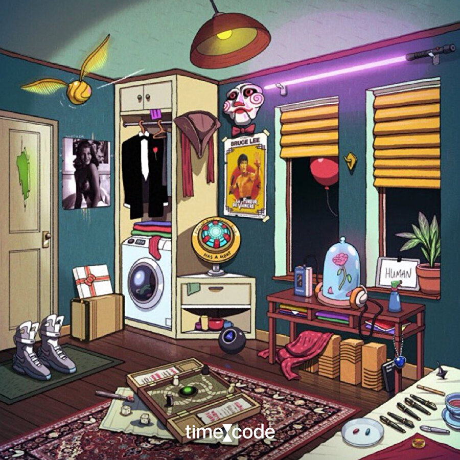 Görseldeki 25 filme ait sembolleri bul 