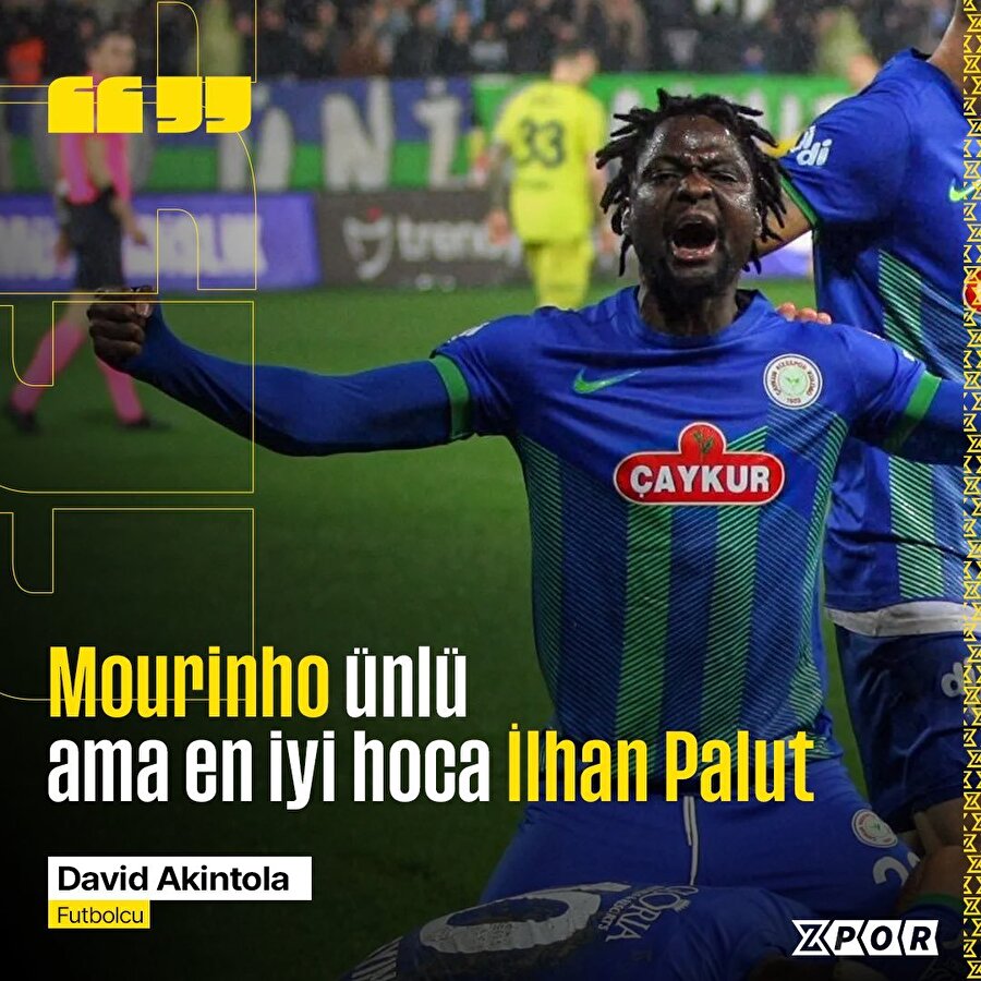 "En iyi hoca İlhan Palut"