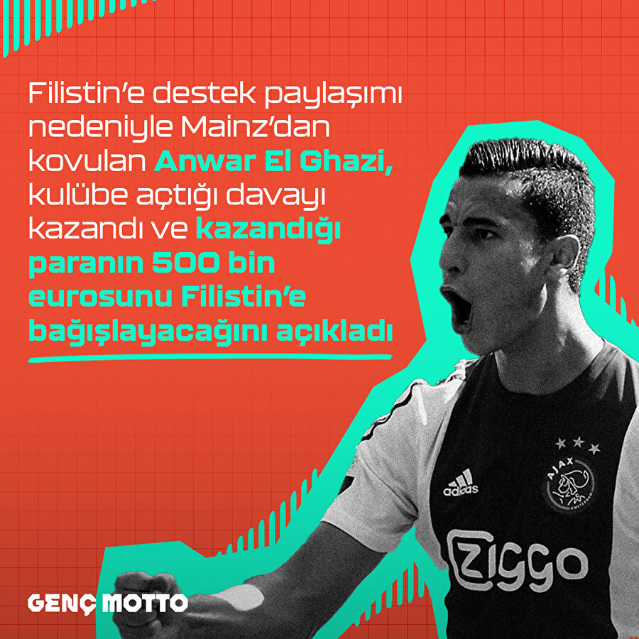 Kovulduğu kulübe dava açtı ve kazandığı parayı Filistin'e bağışladı