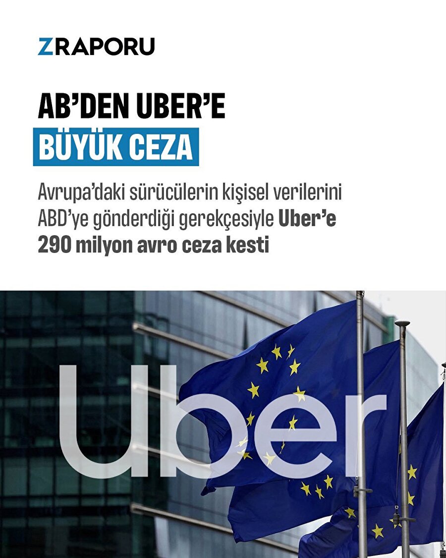 AB'den UBER'e büyük ceza
