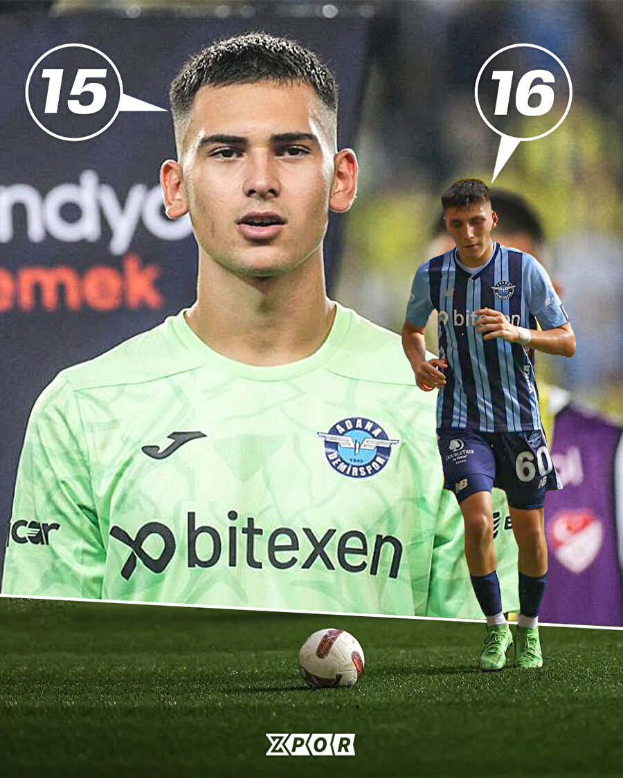 Adana Demirspor'un gençleri