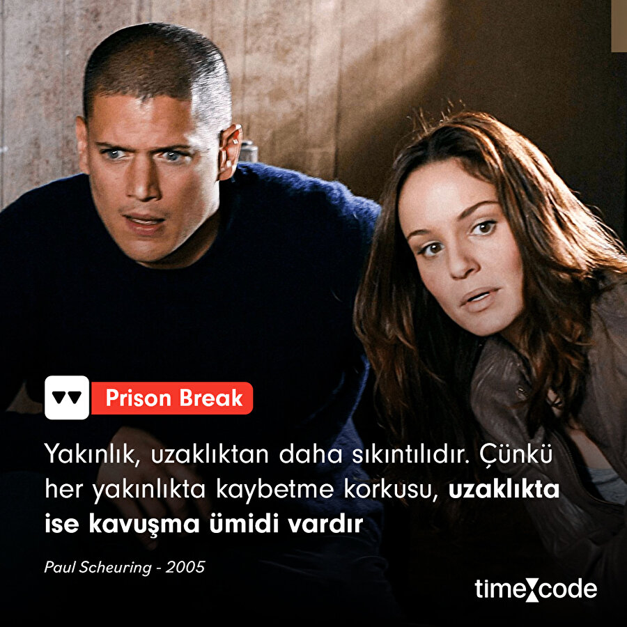 Prison Break dizisi alıntı