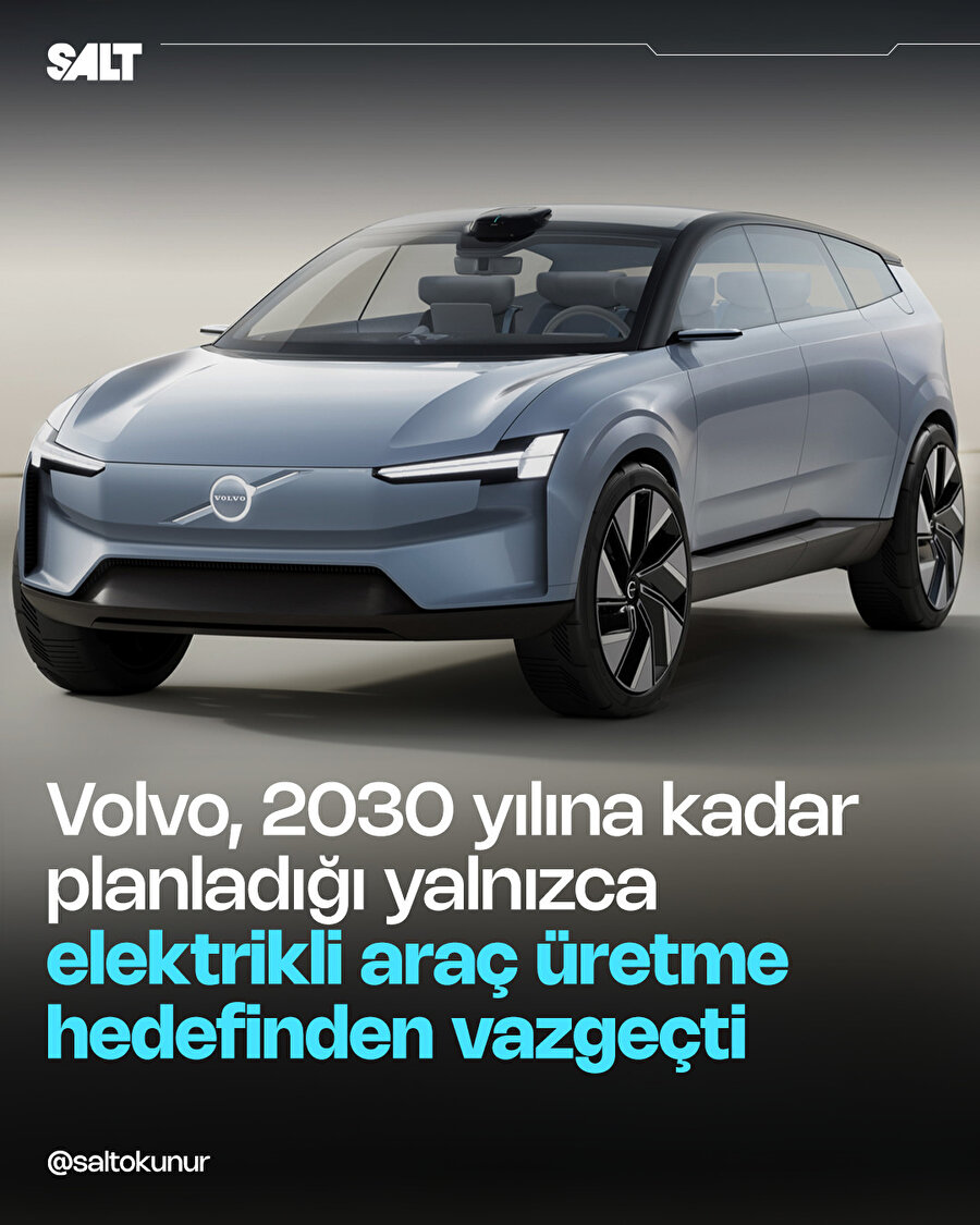 Volvo, elektrik araç planından vazgeçti