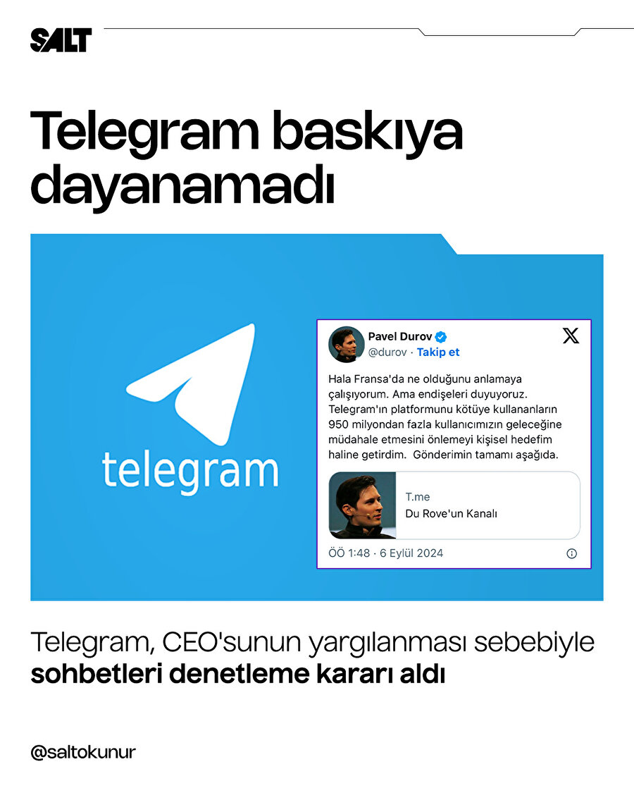 Telegram geri adım attı 