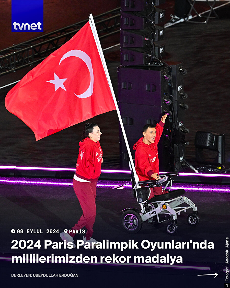 Paralimpik Oyunları'nı tarihi dereceyle kapattık