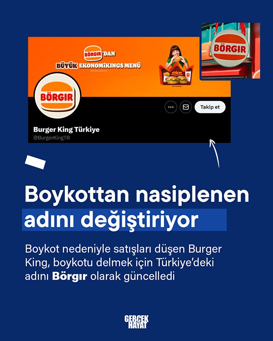 Burger King boykottan nasiplendi: O artık Börgır