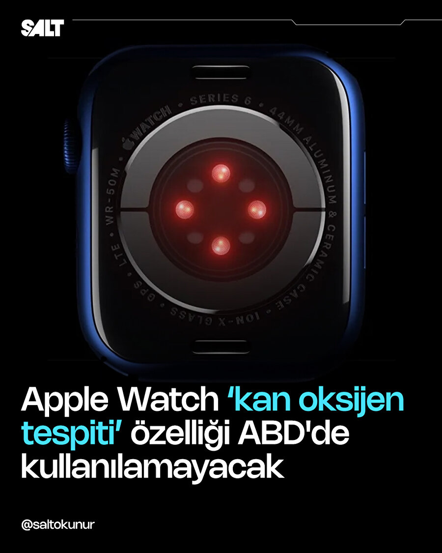 'Kan oksijen' özelliği ABD'de olmayacak