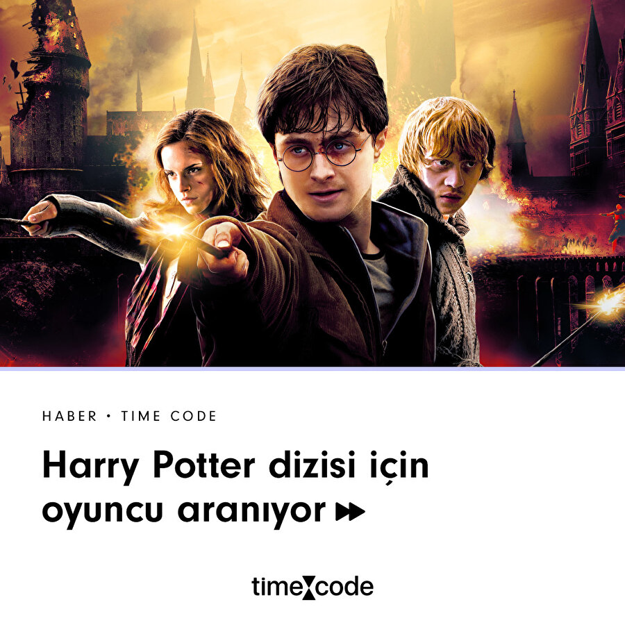 Harry Potter dizisi için oyuncu aranıyor