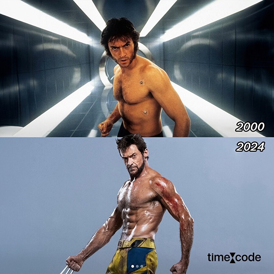 Hugh Jackman'ın değişimi 