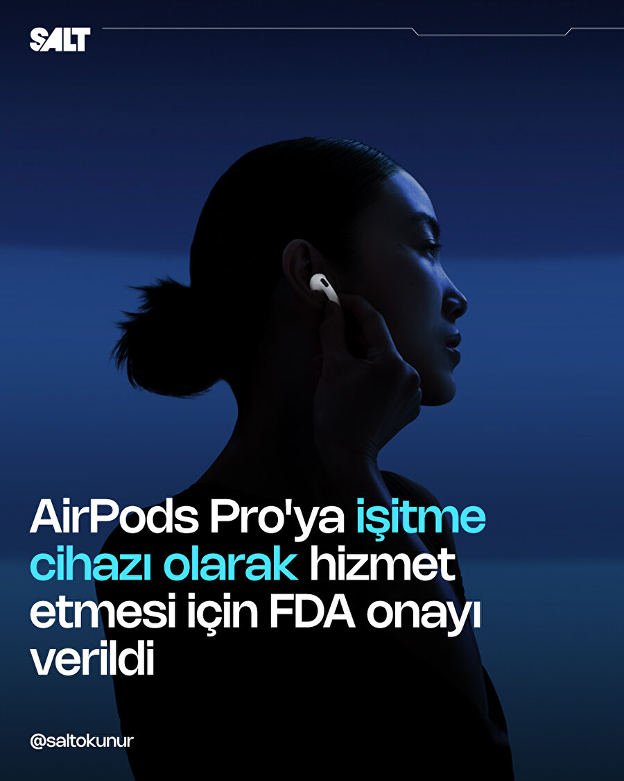 AirPods, işitme cihazı olarak kullanılabilecek