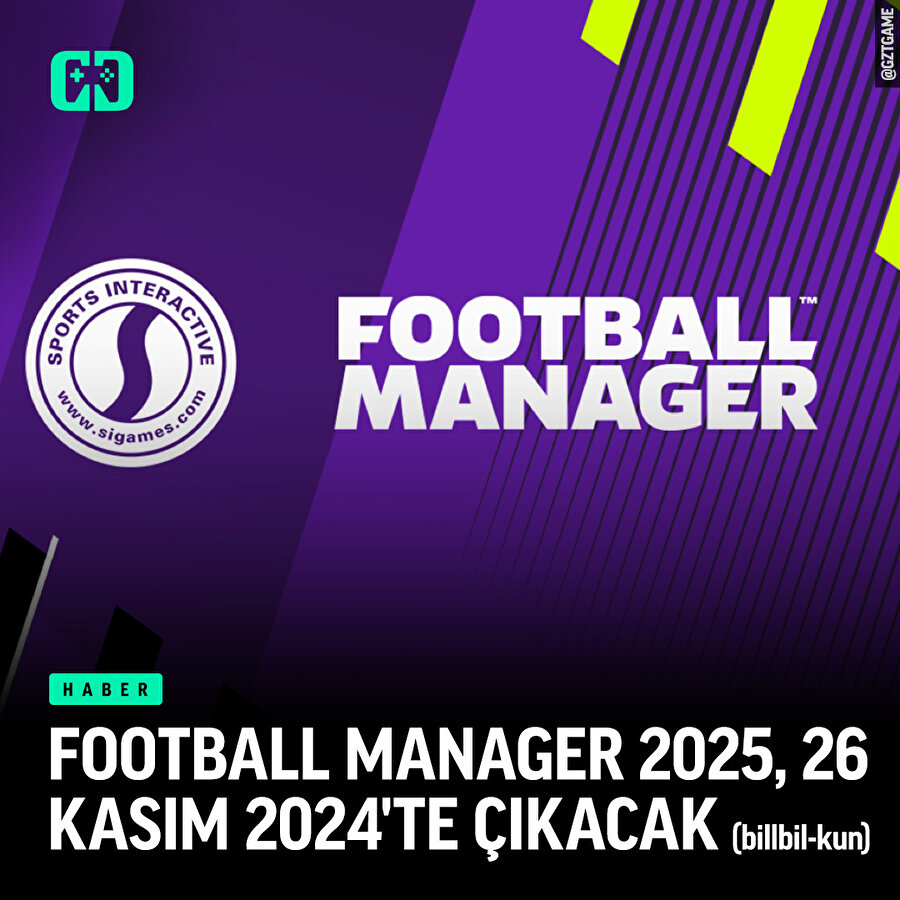 Football Manager 2025 Kasım'da geliyor