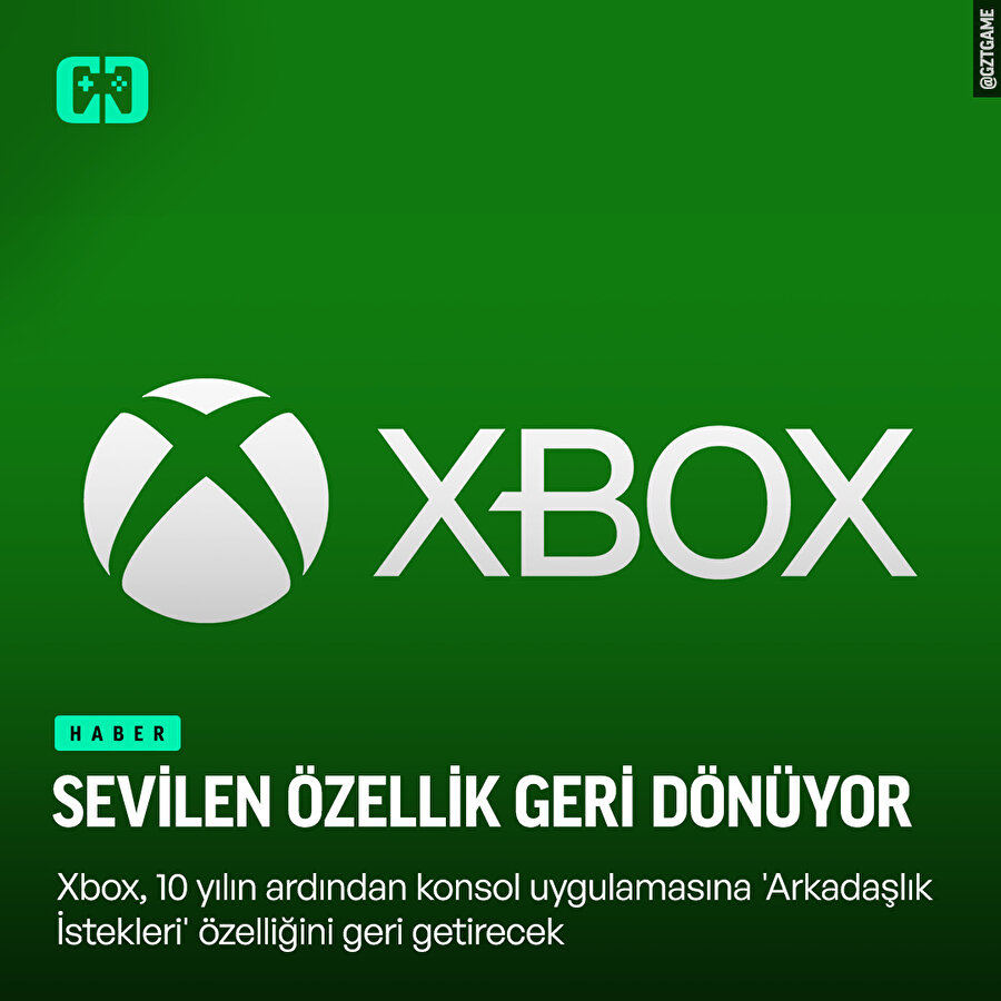 'Arkadaşlık İstekleri özelliği geri dönüyor