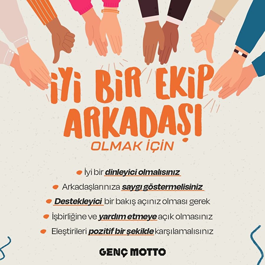 İyi bir ekip arkadaşı olmak için yapman gerekenler 