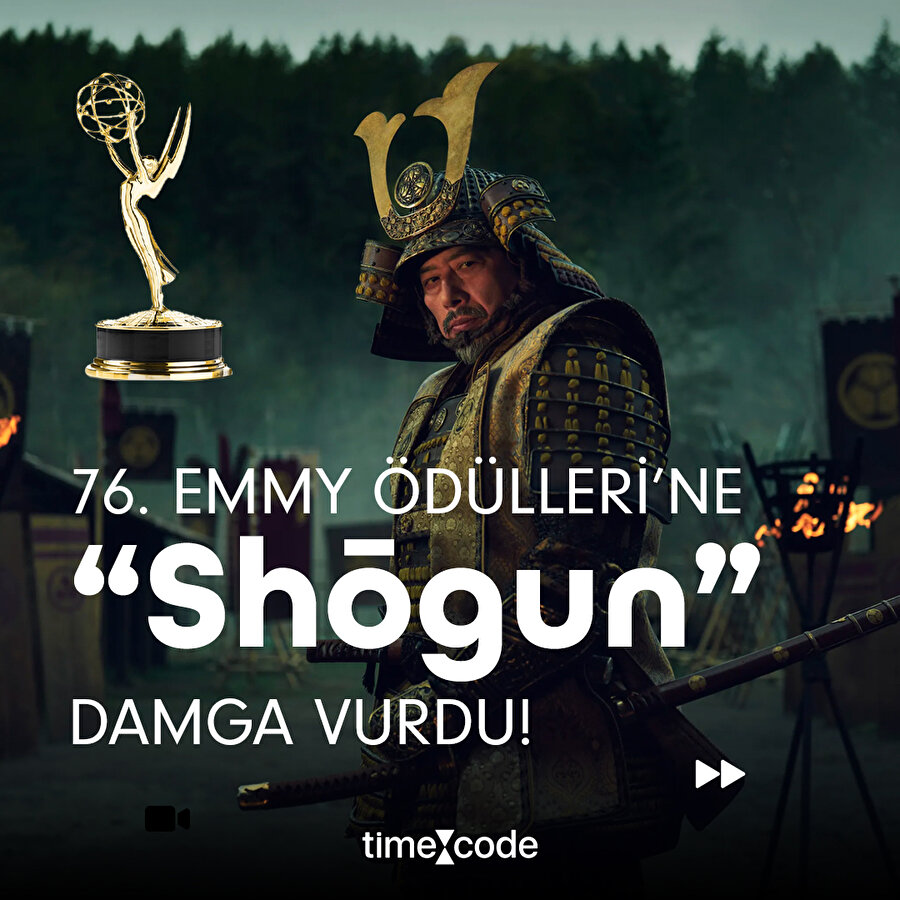 Emmy Ödülleri'ne Shōgun damga vurdu