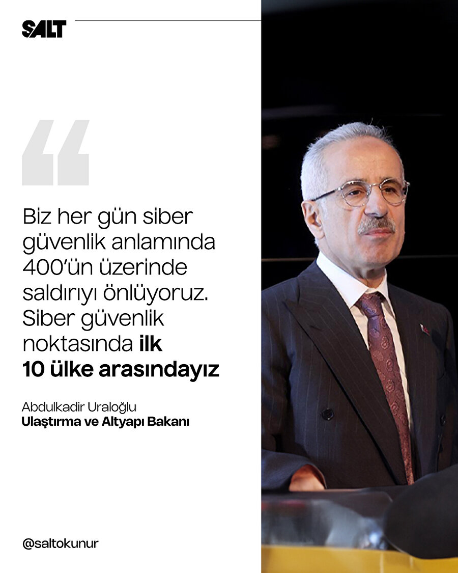 Bakan Uraloğlu'ndan siber saldırı açıklaması