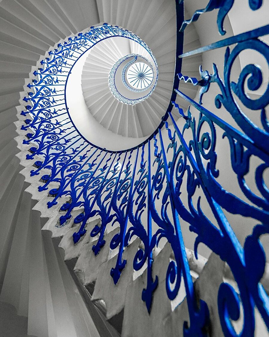 Queen's House'un zarif merdivenleri: Tulip Stairs 🌀