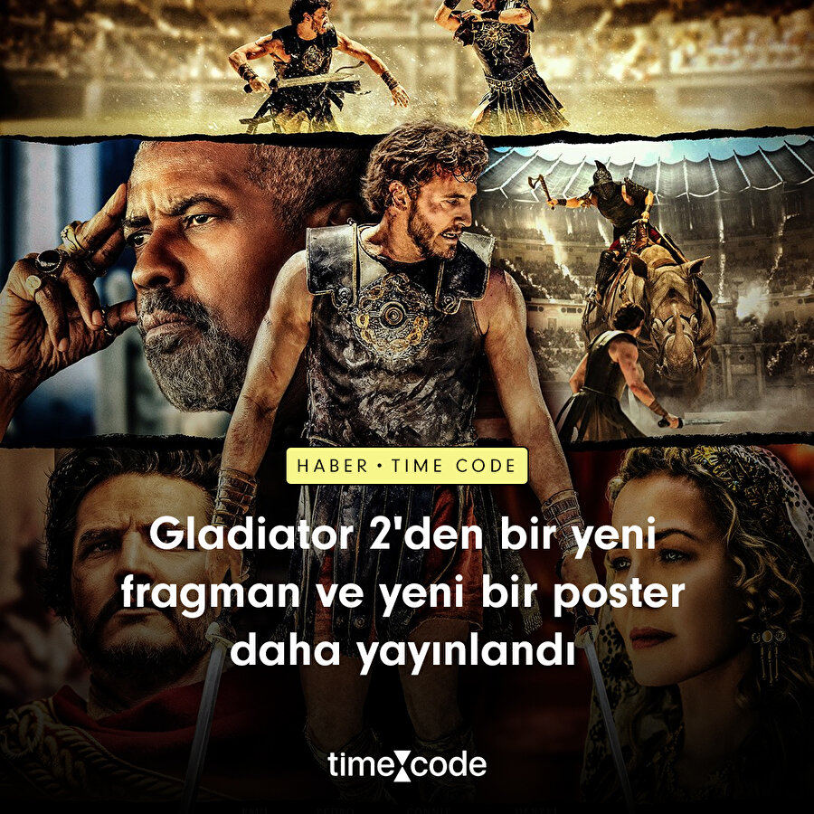 Gladiator II'den bir yeni fragman ve yeni bir poster