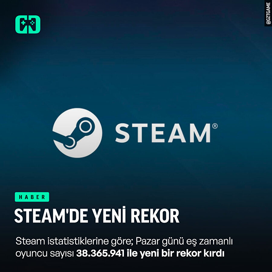 Steam'de yeni rekor