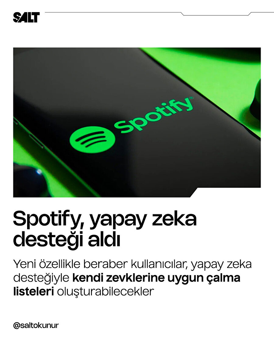 Spotify'a yapay zeka desteği geldi