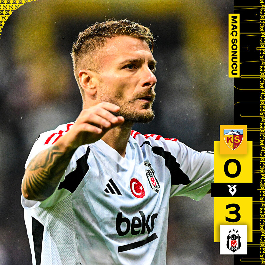 Beşiktaş, Kayseri'den 3 puanla dönüyor