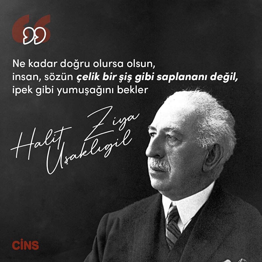  Halit Ziya Uşaklıgil'den sözün üslubu